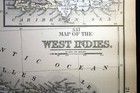 Antique Map 1865 West Indies Cuba Bahama Islands South America Mitchell s