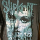 Slipknot Gray Graphic T-shirt Front   Back Print Size M Rock Music