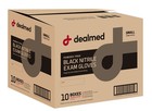 Dealmed Black Nitrile Exam Gloves  Non-sterile  100 box