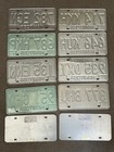 License Plate Lot Of 10 Manitoba Vintage Combined Shipping L06