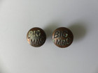 Vintage Big Mac Overall Replacement Press Stud Button Lot Of 2 Metal Jcpenney