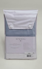 Sferra Casida King Pillowcase Pair White poolside Cotton Percale