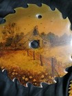 Vintage Hand Painted Saw Blades  signed Mari 83