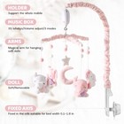 Baby Crib Mobile Elephant 25in Arm 35 Lullabies Musical Box 3 Modes