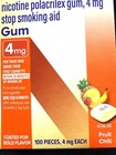Nicorette 4mg Gum Fruit Chill Flavor 200 Total Pieces Exp 2028