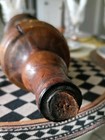 Vintage Artesania Ramon Spanish Leather Wrapped Glass Bottle Decanter Cork Spain