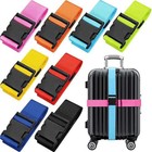 Adjustable Luggage Strap Suitcase Belt Travel Baggage Secure Buckle Polyester