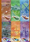 Set Barbados   2-5-10-20-50-100  2022-2024 P-new  Polymer  Unc New Design