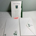 Vintage Christmas Cards Fantus Paper Unused Qty 15   Fancy Envelopes 2 Designs