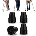 Heavy Duty Rubber Crutch Tips 7 8  - Non-slip Grip Feet Caps  4 Pack Replacement