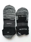Bombas Hextec 8 Pairs Ankle Socks Athletic Honeycomb Large Black Wholesale Lot