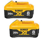 New Good-2pcs Dcb208 20v Max Xr 8 0 Ah Compact Lithium Ion Power Tool Battery