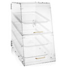 4-tier Commercial Acrylic Bakery Pastry Display Case With Trays For Desserts