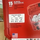 Milwaukee Hole Dozer 15-piece Bi-metal Hole Saw Kit 3 4 -2-1 8  49-22-4175