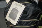 Laptop Backpack Kenneth Cole Reaction Chelsea Chevron 15  Bookbag Black