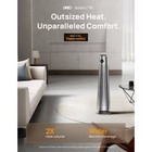 Dreo 1500w Solaris 818 Oscillating Heater For Home bedroom - Silver