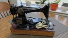 Vintage 1947 Singer 201-2 Heavy Duty Sewing Machine Potted Motor Case