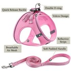 Dog Harness With Leash Set  No Pull Adjustable Reflective Step-in Puppy Pet V   