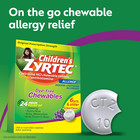 Children s Dye-free Chewables For 24 Hour Allergy Relief  10 Mg Cetirizine Hydro