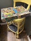 Vintage 1987 Tmnt 100 Pc Jigsaw Puzzles Splinter April Random House Lot Of 2