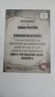 Topps Walking Dead Season 6 Autograph Auto Melissa Mcbride Carol Peletier