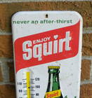 Vintage 1971 Squirt Soda Advertising Thermometer Never An After-thirst   Read  