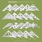 Ekena Millwork Austin Architectural Grade Pvc Gable Pediment 36w X 9h 6 12