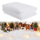 Pack 3 X 8 Ft Fake Snow Blanket For Christmas Decorations 4