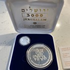 Israel Three Millenia Of Jerusalem Two Piece Coin 30 Shekel Set  In Box   Coa