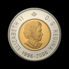 Canada  2006  2 Dollars  Silver - Qeii  Polar Bear  Gilt Toonie Frosted Proof 10