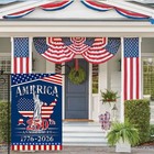 Patriotic Garden Flag  12x18 Inch 250th Anniversary July Of 4th Double Sided Bur