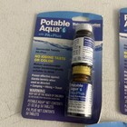Lot Of 3 Pack   Potable Aqua Water Purification Tablets With Pa Plus