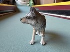 Schleich 2008 Adult Grey Wolf 14605 Figure Dog Wildlife 2008 Retired Toy W  Tag