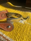 Men s Western Spur Stainless Steel With Silver Overlay