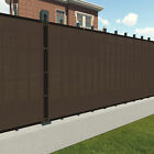 Brown Outdoor Privacy Mesh Fence Screen Cover 4 5 6 8ft Tall Zip-ties Included