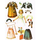 9  Dolly s Dressmaker Doll Clothes Pattern Antique C  1896