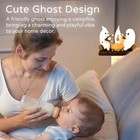 Halloween Decorations  Ghost Campfire Flickering Nightlight  3d Sculpture 1 Pack