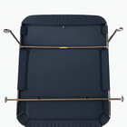 Universal Wakeboard Tower Mounted Flat Cargo Bimini Top Cover - Canvas Frame