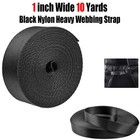 10 Yard 1 Inch Wide Nylon Webbing Strap Polypropylene Heavy Strap Flat Strapping