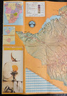 Vintage Print Tourist Map Of Zimbabwe - Printed May 1984