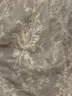 Beautiful Rare 19th Century French Cotton Beauvais Hand Embroidered Curtain 1754