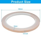 2rolls 1 4  Copper Foil Tape Conductive Adhesive Stained Glass Solder Repair