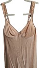 Vtg Valentino Intimo Nude Coquette Slip Dress 34b Nylon Chemise Minimal Chic
