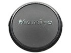 Mamiya 77mm Genuine Black   Silver Snap On Front Camera Lens Cap