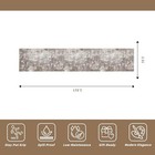 3x15 Ft Long Hallway Runner Rug     Non-slip Washable Wide Kitchen Runner   