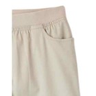 Wonder Nation Stretch Straight Fit Pull On Uniform Pant Warm Beige Sizes 4 To 12