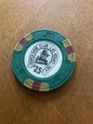  25 00 Horseshoe Club Las Vegas  25 00 Green Casimo Chip