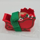 Vtg Avon Tape Dispenser Christmas Holiday Sleigh With 25 Yds Of 3 4  Wide Tape