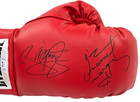 Manny Pacquiao Juan Manuel Marquez Signed Red Everlast Boxing Glove Psa