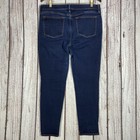 J Crew Jeans Womens Size 31 28 Blue Stretch Mid Rise Skinny